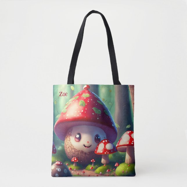 Tote Bag Tabourets en bois - bonne chance coutume (Devant)