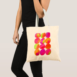 Tote Bag Taches néon aquarelle pop art