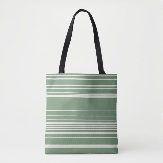 Tote Bag Tailles complexes en vert (Devant)