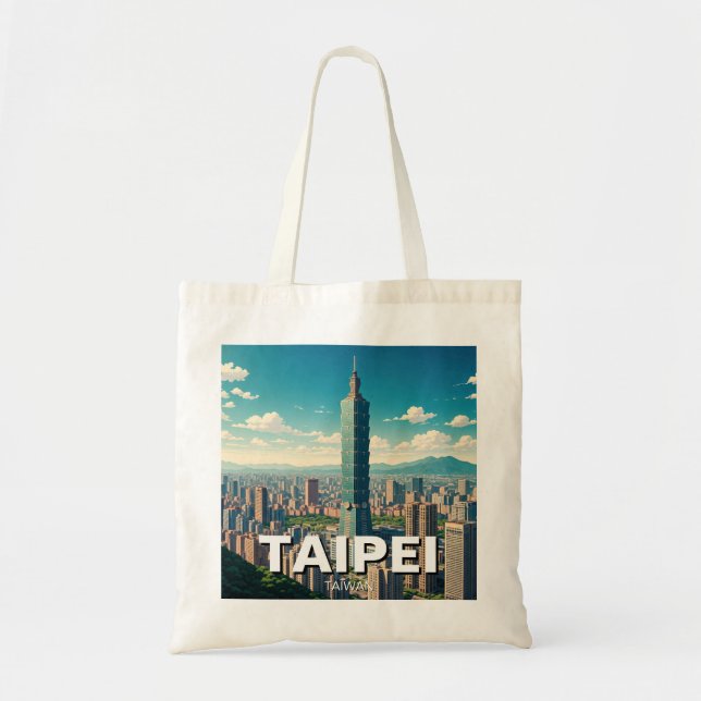 Tote Bag Taipei 101 Taïwan (Devant)