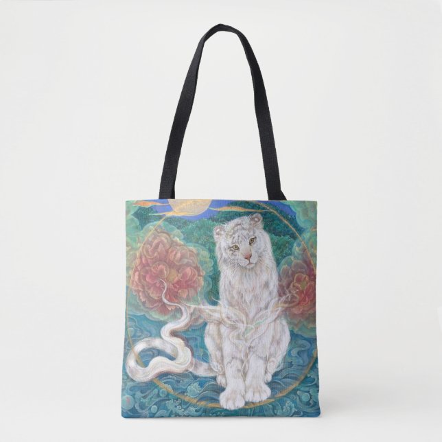 Tote Bag Tamaki: Divine White Tiger of the Moonlit Ring (Devant)
