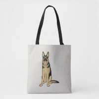 Tan et noir mignon berger allemand chien GSD
