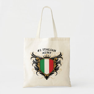 Tote Bag Tante italienne du numéro un
