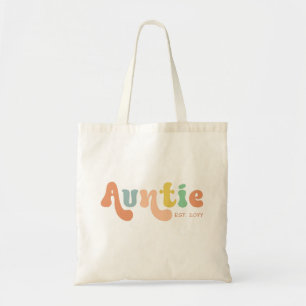 Tote Bag Tante personnalisée super établie Cadeaux pour l