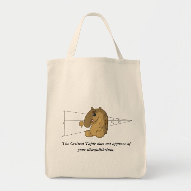 Tote Bag Tapir critique - Géologie structurelle (Devant)