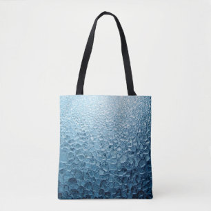Tote Bag Tapis de la zone florale noire et grise