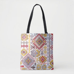 Tote Bag Tapis indien, mandala paisley, yoga