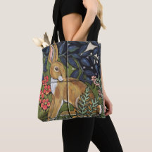 Tapisserie de lièvre lapin Antique Lapin Carrelage