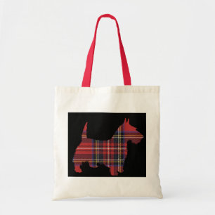 Tote Bag Tartan de chien de Scottie