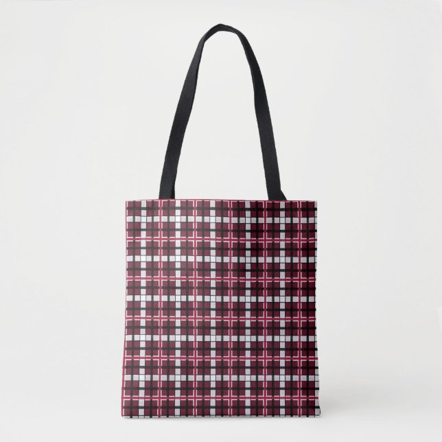 Tote Bag Tartan de l'université des femmes du Texas (Devant)