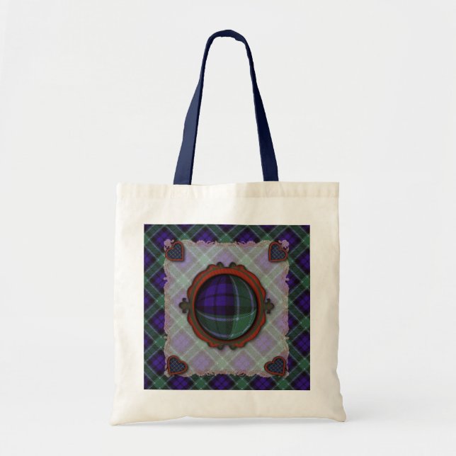Tote Bag Tartan écossais de clan de Graham - plaid (Devant)