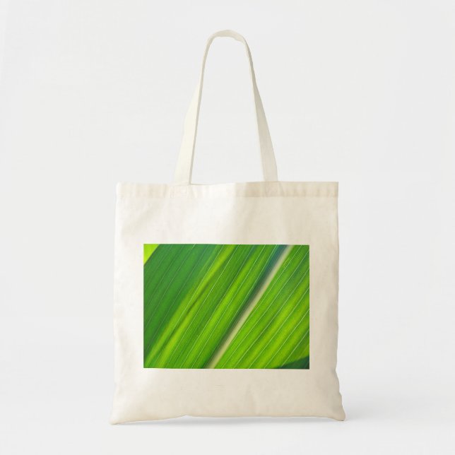Tote Bag Tasche hellgrünes Maisblattdesign (Devant)