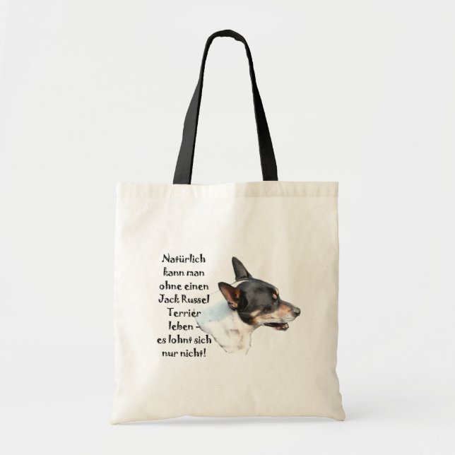 Tote Bag Tasche "Jack Russel Terrier " (Devant)