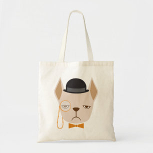 Tote Bag Tasse Fourre-tout de moyen de bouledogue français