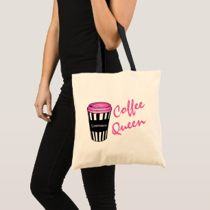 Tote Bag Tasse rayée personnalisée Fourre-tout de la Rein