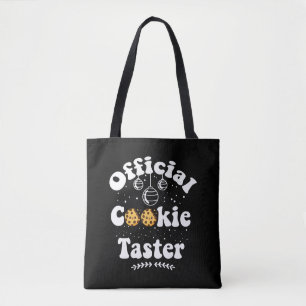 Tote Bag Tasteur de biscuits officiel Amoureux des biscuits