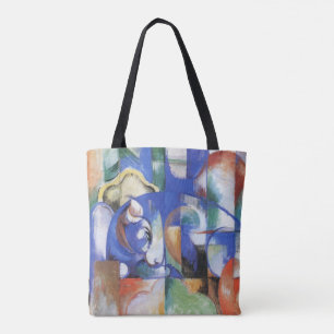 Tote Bag Taureau couché par Franz Marc, Cubisme d'époque