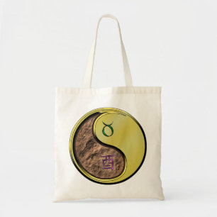 Tote Bag Taurus et coq métallique