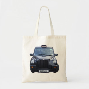Tote Bag Taxi noir de Londres