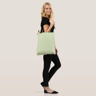 Tote Bag Tea vert Solide couleur blanche