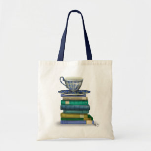 Tote Bag Teacup et livres