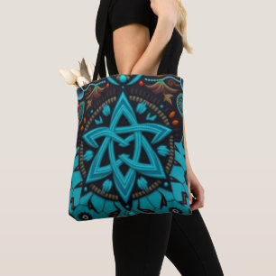Tote Bag Teal Trix: