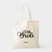 "Team Bride" Date personnalisée