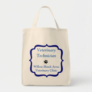 Tote Bag Technologie de vétérinaire/empreinte de patte