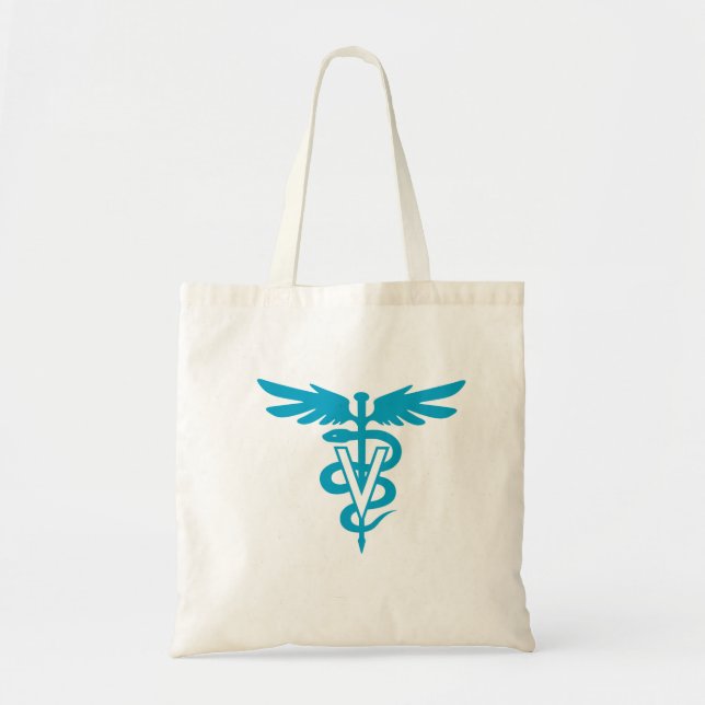 Tote Bag Technologie de vétérinaire - symbole vétérinaire (Devant)