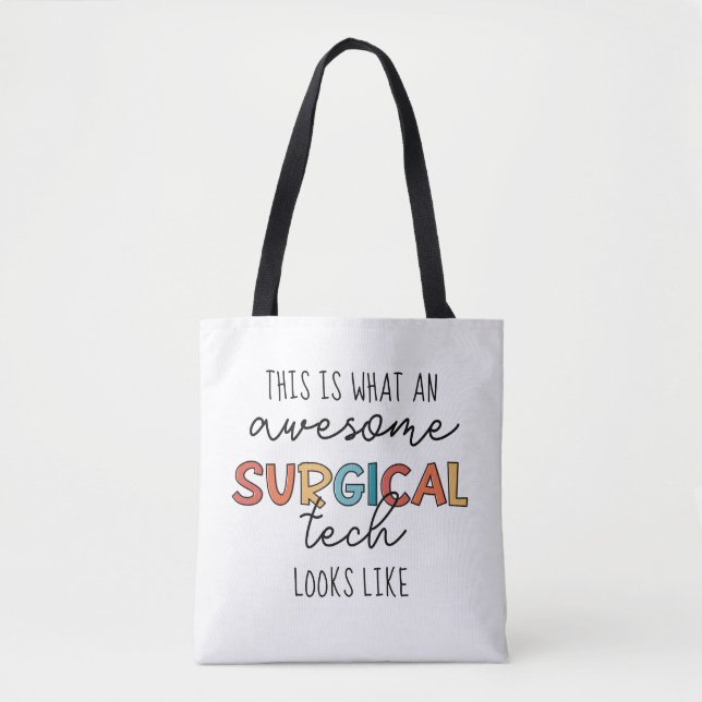 Tote Bag Technologue Chirurgiste Drôle Chirurgie OU Cadeaux (Devant)