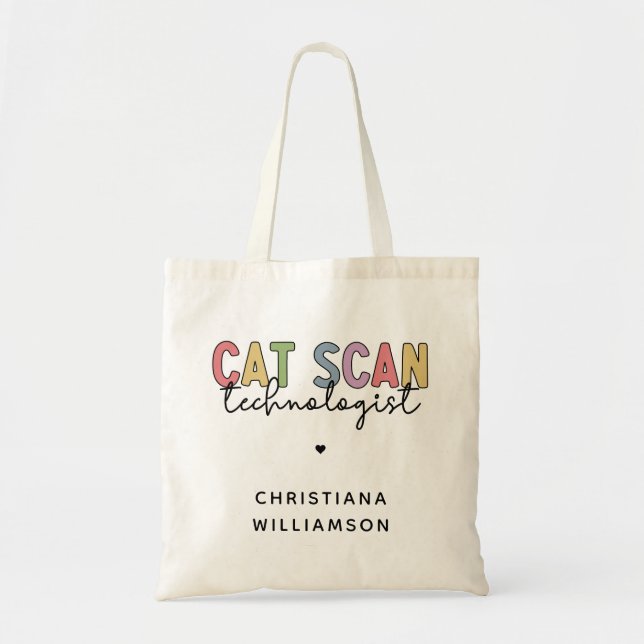 Tote Bag Technologue en numérisation CAT personnalisée Cade (Devant)