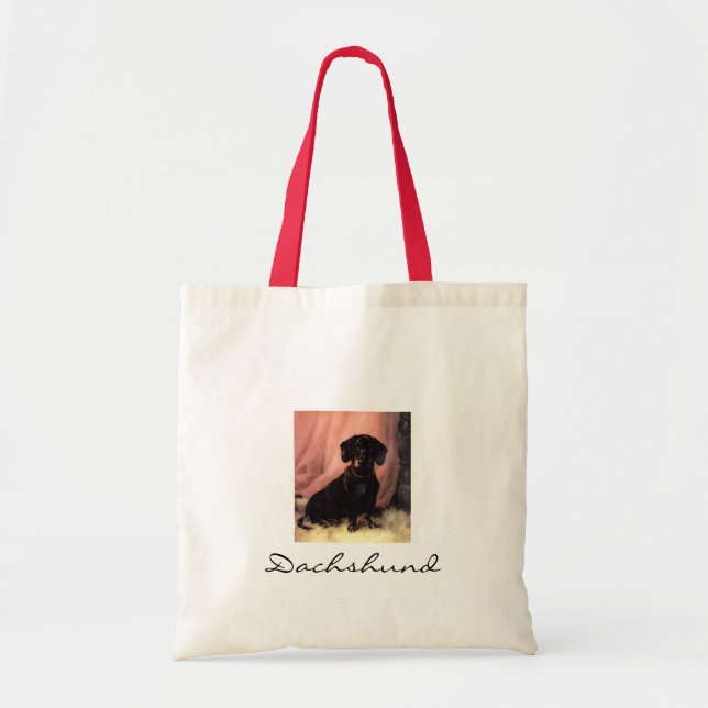 Tote Bag Teckel petit fourre-tout (Devant)