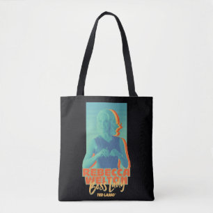 Tote Bag Ted Lasso   Rebecca Welton Boss Lady Graphic