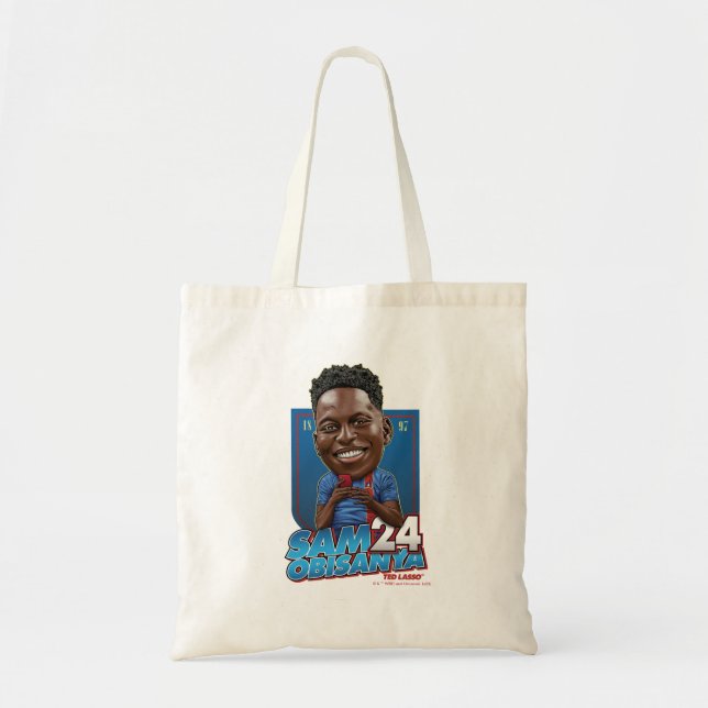Tote Bag Ted Lasso | Sam Obisanya Bobblehead (Devant)