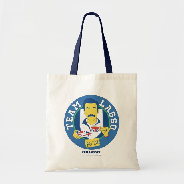 Tote Bag Ted Lasso | Team Lasso Tea Iconic Avatar (Devant)