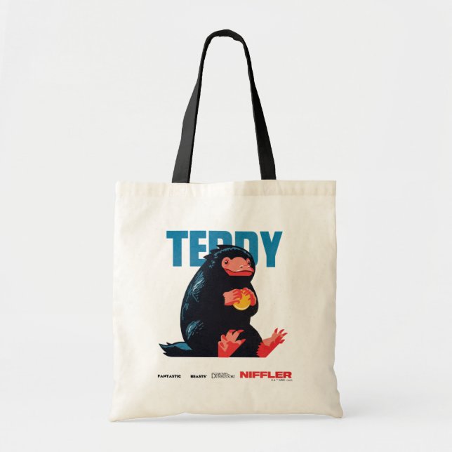 Tote Bag Teddy Vintage Graphic (Devant)