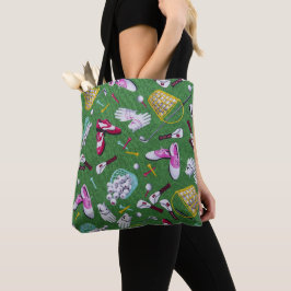Tote Bag Tee Time Girly Golf