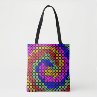 Tote Bag teintes interconnectées Abstraites
