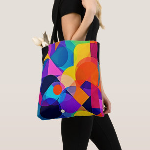 Tote Bag Teintes qui se chevauchent : Fusion Abstraite