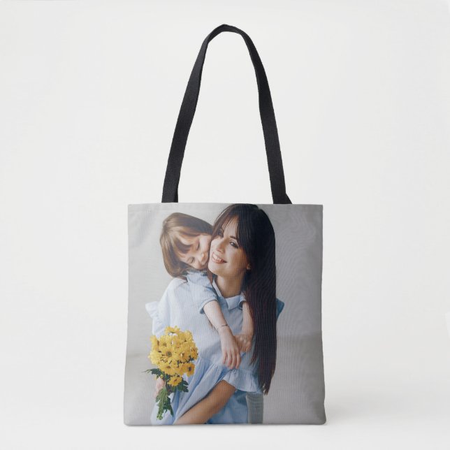 Tote Bag Téléchargement De Photo Personnalisé Concevez Votr (Devant)