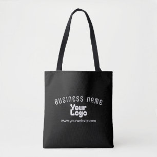 Tote Bag Télécharger le logo Retro-Modern noir & blanc (mod