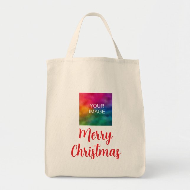 Tote Bag Téléchargez votre propre photo ou logo d'entrepris (Devant)