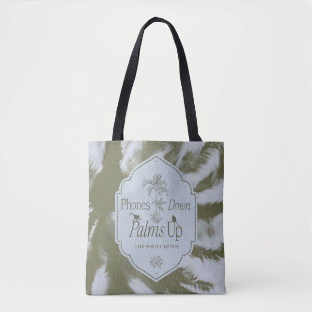 Tote Bag Téléphones Vers Le Bas, Palmiers Vers Le Haut - Le (Devant)