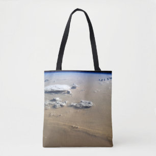 Tote Bag Tempête De Poussière À Travers Les Mers De Sable D