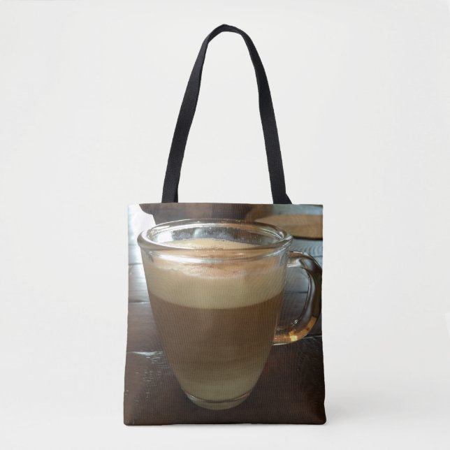 Tote Bag temps Fourre-tout de café (Devant)