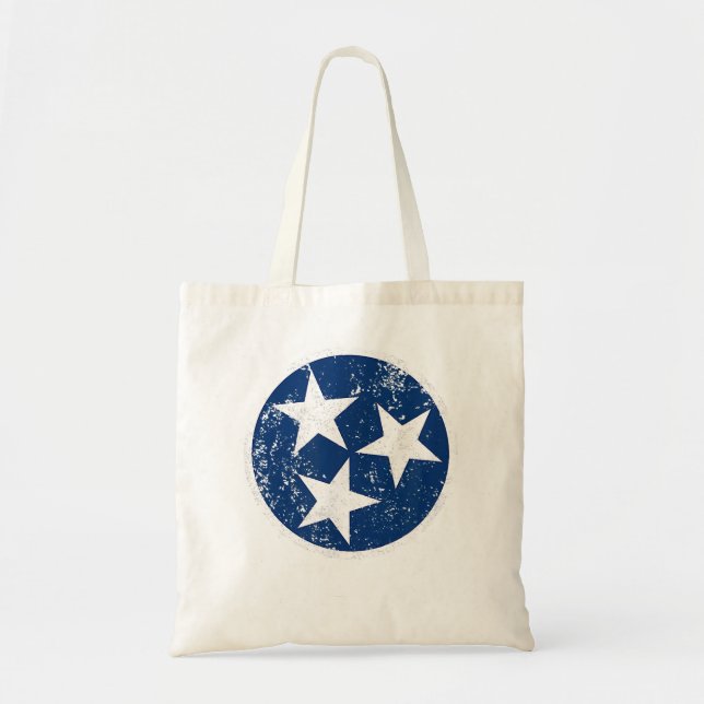Tote Bag Tennessee Flag Star Logo État bénévole Nashville (Devant)