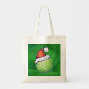 Tote Bag Tennis Ball Christmas Green