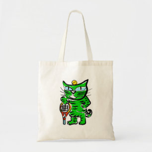Tote Bag Tennis Cat