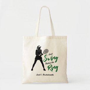 Tote Bag Tennis Enterrement de Vie de Jeune Fille Dernier T