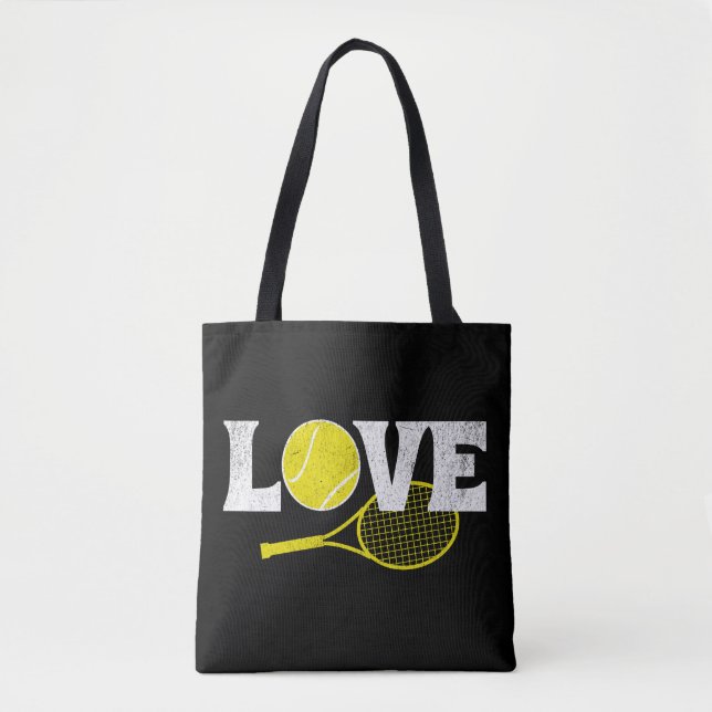 Tote Bag Tennis Love (Devant)